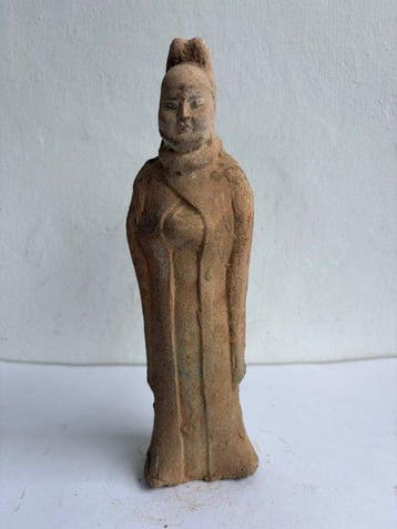 Oud Chinees, Tang-dynastie Terracotta Hofdame / funerair