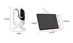 Babyfoon met Camera 7 Inch 1080P HD Baby Monitor Audio, Verzenden, Nieuw