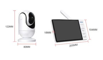 Babyfoon met Camera 7 Inch 1080P HD Baby Monitor Audio, Verzenden, Nieuw