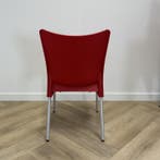 stapelbare terrasstoel Juliette - binnen en buiten, rood, Gebruikt, Ophalen of Verzenden, Eén, Stof