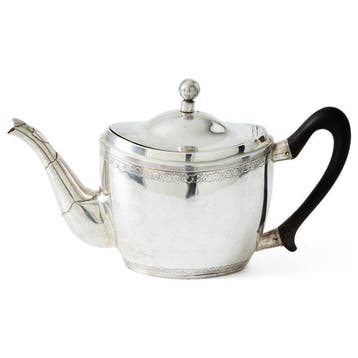 Jacobus Carrenhof (Amsterdam 1805) - Theepot - .934 zilver, Antiek en Kunst, Antiek | Goud en Zilver