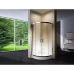 Douchecabine 100X100 Kwartrond Floor HB- Mat Glas (Badkamer), Ophalen of Verzenden, Nieuw