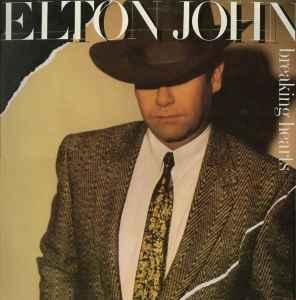 LP gebruikt - Elton John - Breaking Hearts (Netherlands,..., Verzenden, Zo goed als nieuw, Overige formaten