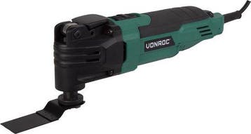 2dekans | VONROC Multitool – Oscillerend – 300W – Incl., Ophalen of Verzenden, Zo goed als nieuw