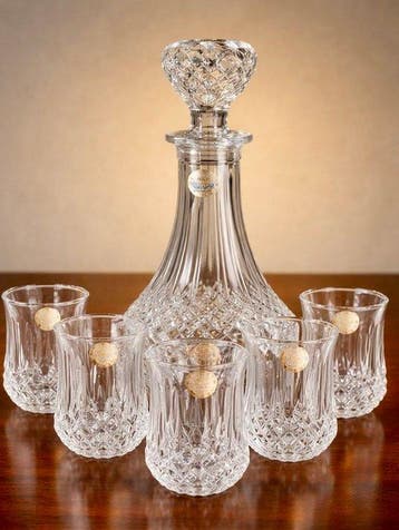 Cristal dArques - Drankservies (7) - Kristal - Kristallen