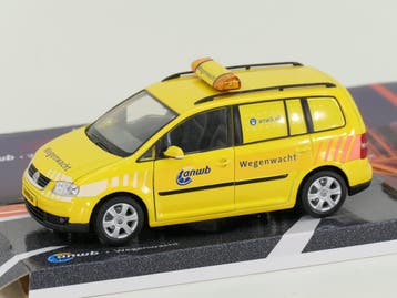 Schaal 1:24 Welly ANWB Wegenwachtauto VW Touran (Personen), Ophalen of Verzenden, Nieuw