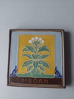 Tegel - Cloisonne (wapen) tegel Medan - Westraven -