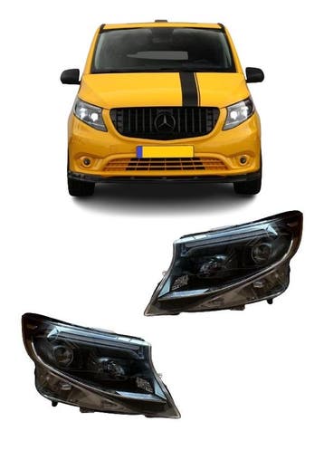 LED Koplampen | geschikt voor Mercedes-Benz | Vito 14- 4d bu, Auto-onderdelen, Verlichting, Verzenden, Nieuw, Mercedes-Benz