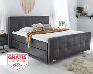 Caresse Boxspring Gold 7060 Vlak - 180 x 210, Nieuw
