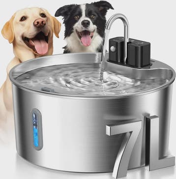 7L Roestvrijstalen Slimme Drinkfontein voor Katten en Honden, Verzenden, Nieuw