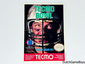 Nintendo NES - Tecmo Bowl - Store Display Card - USA, Verzenden, Gebruikt