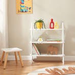 [en.casa] Boekenkast Tårnby voor kinderen 70x55x25 cm wit, Verzenden, Nieuw