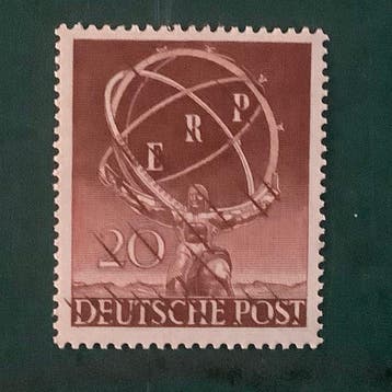 Berlijn 1950 - ERP proefdruk einwandfei gekeurd Schlegel -, Gestempeld