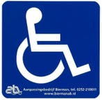 GRATIS Rolstoelstickers voor uw rolstoelauto of rolstoelbus, Verzenden
