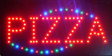 PIZZA LED bord lamp verlichting lichtbak reclamebord #B6, Verzenden, Nieuw