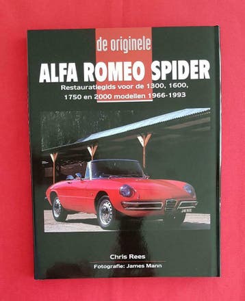 de Originele Alfa Romeo Spider, Nieuw, Chris Rees, Verzenden, Alfa Romeo