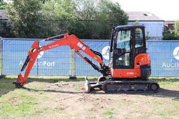 Veiling: Rupsgraafmachine Kubota U36-4 Diesel 18kW 2021, Ophalen, Graafmachine