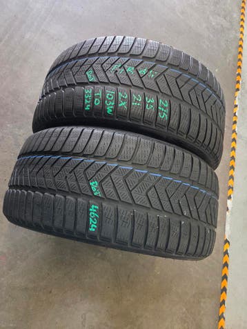 275/35/21 103W TO PIRELLI WINTERBANDEN 5,1MM PROFIEL 2X, Ophalen, Gebruikt, 275 mm, Band(en)