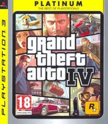 Grand Theft Auto 4 (platinum) (PlayStation 3), Spelcomputers en Games, Verzenden, Gebruikt, Vanaf 12 jaar