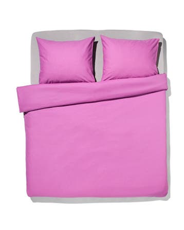 HEMA Dekbedovertrek 200x200/220cm zacht katoen violet, Verzenden, Nieuw