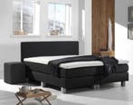 Boxspring Borger - complete 2 persoons bed, Verzenden, Nieuw, Zwart