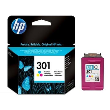HP 301 (CH562EE) inktcartridge kleur (origineel), Verzenden, Nieuw, HP