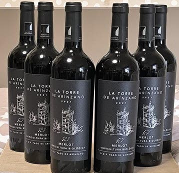 2021 La Torre de Arínzano, Merlot Agricultura Biologica -, Nieuw