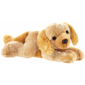 Pluche blonde Labrador knuffel - 32 cm - hondenspeelgoed, Verzenden, Nieuw