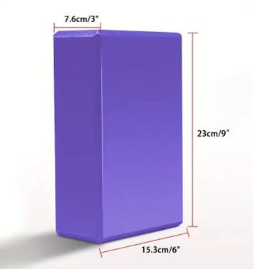 Yoga Blok Foam – Lichtgewicht Pilates Stretching Blok, Sport en Fitness, Verzenden, Nieuw
