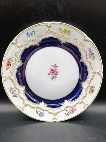 Meissen - Ernst August Leuteritz - Bord - B-Form -