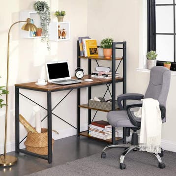 Nieuw-Bureutafel-Computertafel-60 x 120 x 75 cm, Ophalen, Kunststof, 100 tot 150 cm, Nieuw