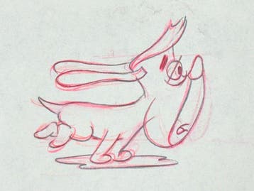 Dixieland Droopy (1954) - 1 Originele animatietekening van, Nieuw in verpakking