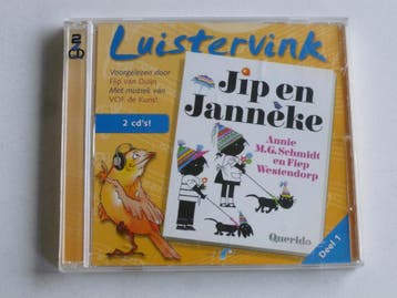 Luistervink - Jip en Janneke Deel 1 (2 CD), Ophalen of Verzenden, Zo goed als nieuw