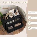 LIVSK Stapelbare Opbergkast met 2 Laden - Ruim Bovenblad - D, Verzenden, Nieuw