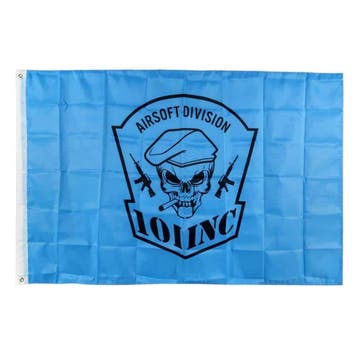 Vlag 101 INC skull. Diverse kleuren, Diversen, Vlaggen en Wimpels, Verzenden, Nieuw