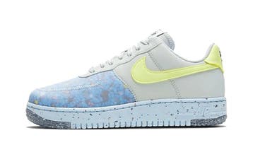 Nike Air Force 1 Crater Pure Platinum Barely Volt (W), Nieuw
