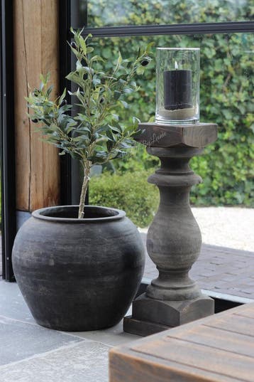 Grijze houten baluster Suus 56 cm, Ophalen of Verzenden, Nieuw