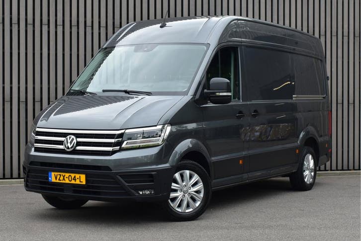 Volkswagen Crafter 35 2.0 TDI L3H3 |75 Edition!| Dubbel-Schu, Auto's, Bestelauto's, Lease, Automaat, Zilver of Grijs, Financial lease