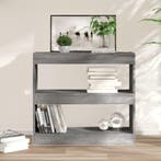 vidaXL Boekenkast/kamerscherm 80x30x72 cm grijs sonoma, Huis en Inrichting, Kasten | Boekenkasten, Verzenden, Nieuw, 50 tot 100 cm