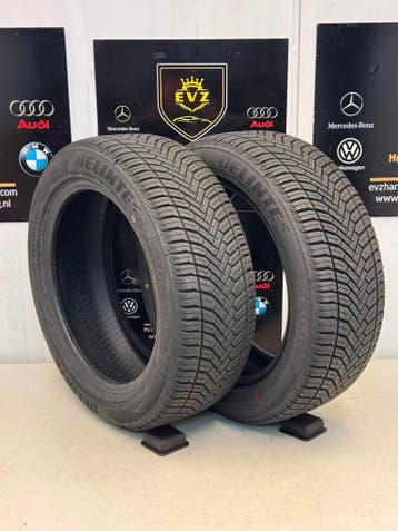 2 stuks 195/55R16 inch All-Seasons banden 7 mm, Gebruikt, 16 inch, All Season, Band(en)