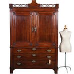 Hollands Neoclassicistisch kabinet met afneembaar hekje in z, Ophalen of Verzenden