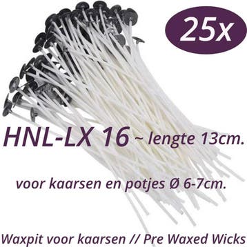 Waxpit HNL-LX16, kaarsen lont, Lont met voetje, Burning Sand, Ophalen of Verzenden, Nieuw