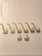 Set kapstokhaken (8) - Messing - Art Deco