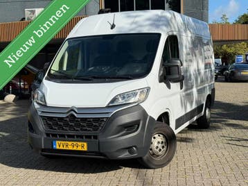 Zakelijke lease - Citroën Jumper bestel 2.2 BlueHDi 120, Stof, Gebruikt, Wit, Handgeschakeld