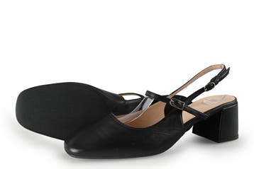 Manfield Slingbacks in maat 42 Zwart, Kleding | Dames, Verzenden, Zwart, Zo goed als nieuw, Manfield