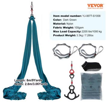 Aerial Yoga Hangmat Set Fitness Schommel met Accessoires, Verzenden, Nieuw