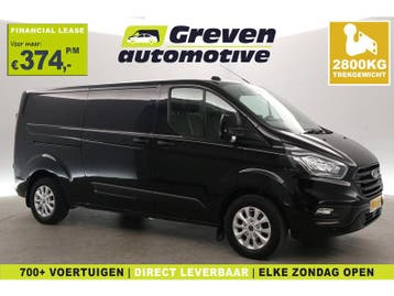 Ford Transit Custom 2.0 TDCI L2H1 | 2800kg Trekgew. |, Euro 6, Zwart, Nieuw, Ford