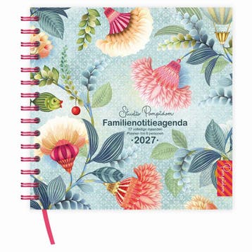 Studio Pompidom 17-maands Familienotitie- agenda 6-pers., Ophalen of Verzenden, Nieuw in verpakking