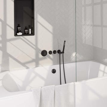 Brauer Black Carving Thermostatische Inbouw Badkraan, Doe-het-zelf en Verbouw, Sanitair, Ophalen of Verzenden, Nieuw