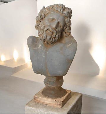 sculptuur, Dorso laocoonte - 42 cm - Gegoten steen